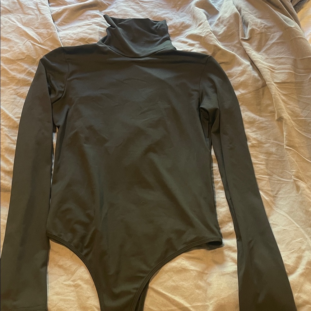 Black Turtleneck Bodysuit
